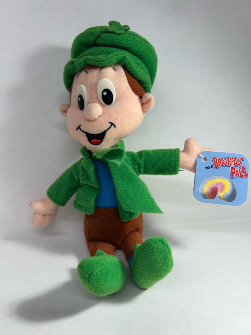 Lucky the Leprechaun Breakfast Pal Lucky Charms Cereal Character Toy 1998 w/tag